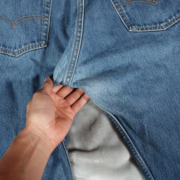 Vintage Levis 501 Straight Fit Jeans Mens 36x30 (Fits 34x30) Faded Made In USA - Picture 2 of 16